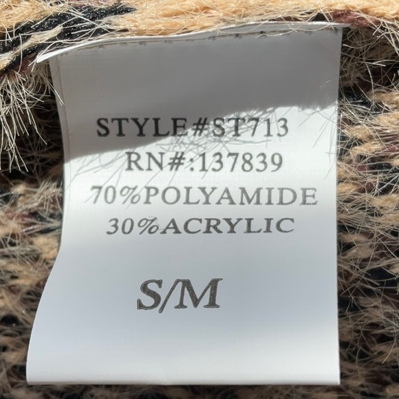 Altar d state leopard print long sleeve sweater size S/M - Picture 11 of 11